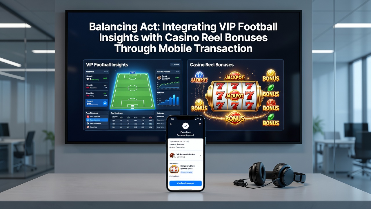 Beispiel einer mobilen App-Oberfläche mit synchronisierten Fußball- und Casino-Elementen