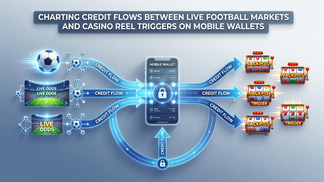 Diagramm zu Transaktionspfaden in mobilen Wallets für Sportwetten und Casino