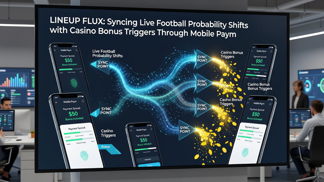 Datenfluss zwischen Fußball-Live-Statistiken, mobilen Zahlungen und Casino-Boni