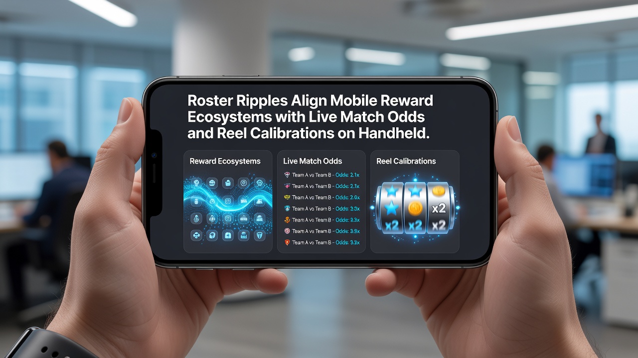 Illustration der Reel-Kalibrierung und mobilen Reward-Anpassung während Live-Matches