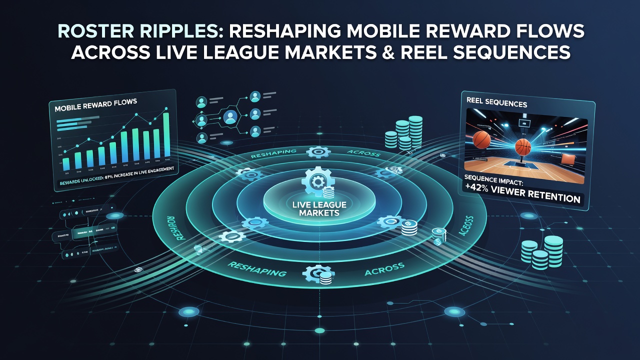Illustration der Wechselwirkungen zwischen Roster-Ripples und mobilen Reward-Flows