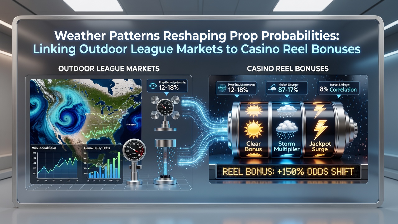Mobile Wallet-Synchronisation verbindet Wetterdaten mit Prop-Wahrscheinlichkeiten und Casino-Reel-Boni